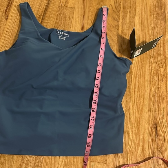 NWT L.L. Bean Everyday Performance Tank Top Iron Blue Sz XL - Picture 6 of 9